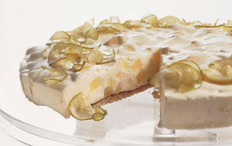 dessert med syltede pærer dessert med syltede pærer